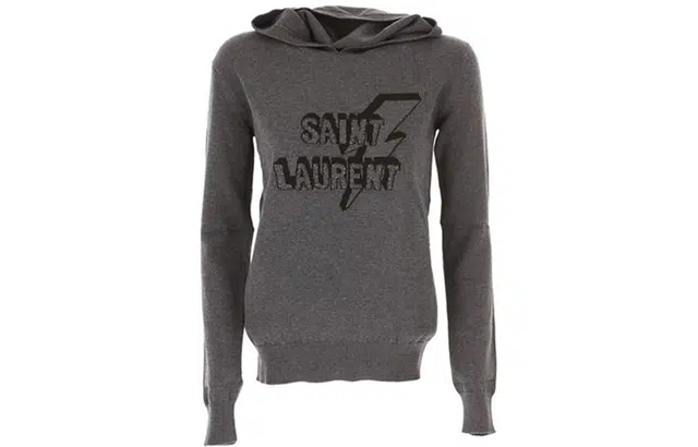SAINT LAURENT Hoodie Grey