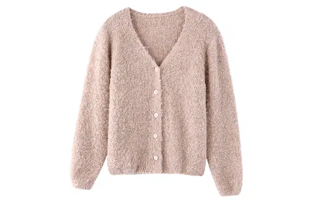 花栗鼠小姐 软糯时光 慵懒风花杂圈圈针织衫 女款