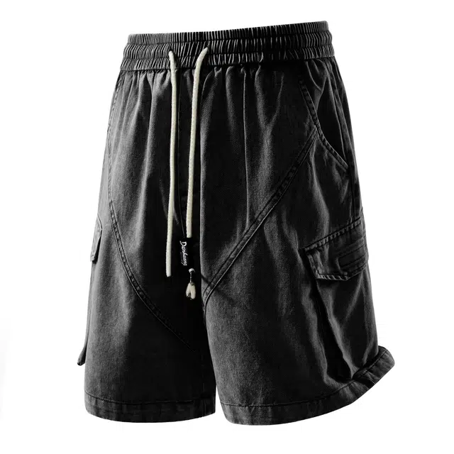 敦煌博物馆 美式复古口袋宽松百搭运动休闲短裤 男女同款