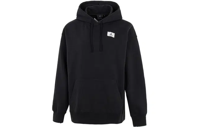 Jordan Logo Hoodie Fleece Black