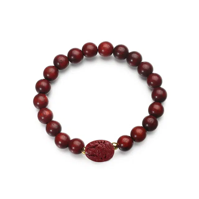 【八大守护神本命佛生肖顺利】 周帝王 诸事顺利小众佛珠国风新中式转运珠本命年八方来财前程似锦 血檀 手串 男女同款情侣款