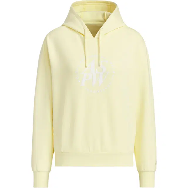 adidas Lounge FW24 ELEVATED DOUBLEKNIT HOODIE Logo