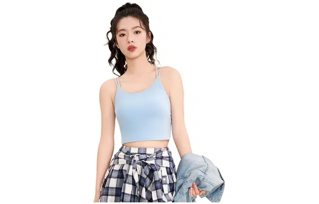 有棵树 纯色套头舒适吊带 女款