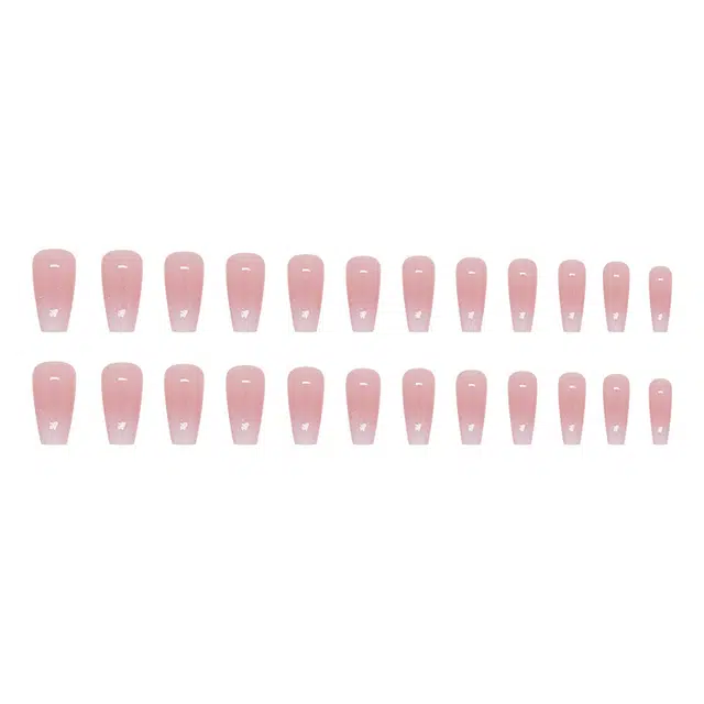 馨枕居 芭蕾少女  穿戴甲 长方粉色渐变 新中式