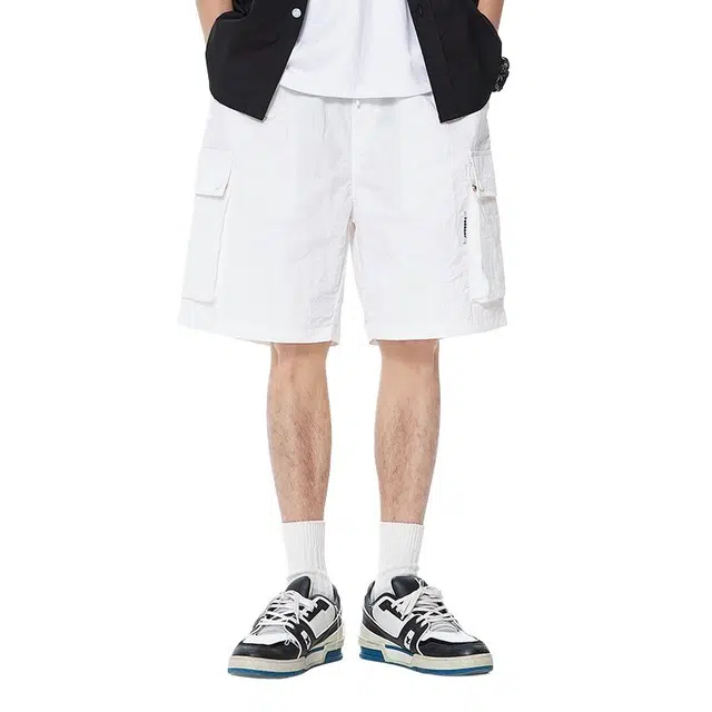 【dme】 美式机能宽松百搭舒适山系户外速干透气梭织五分工装休闲短裤 男女同款