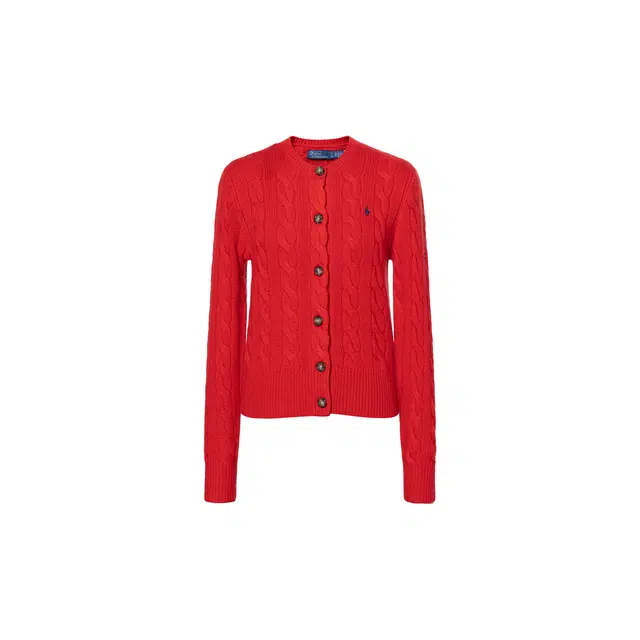 Polo Ralph Lauren FW24 Logo Knit Sweater Red