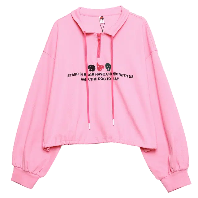 木果果木 休闲简约舒适气质卫衣 女