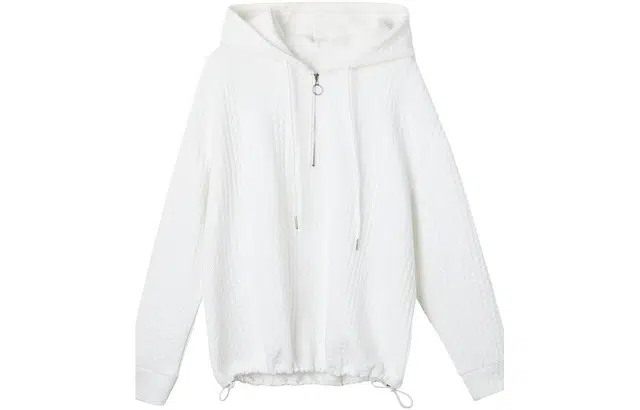 【dme】 连帽半拉链长袖卫衣 女款