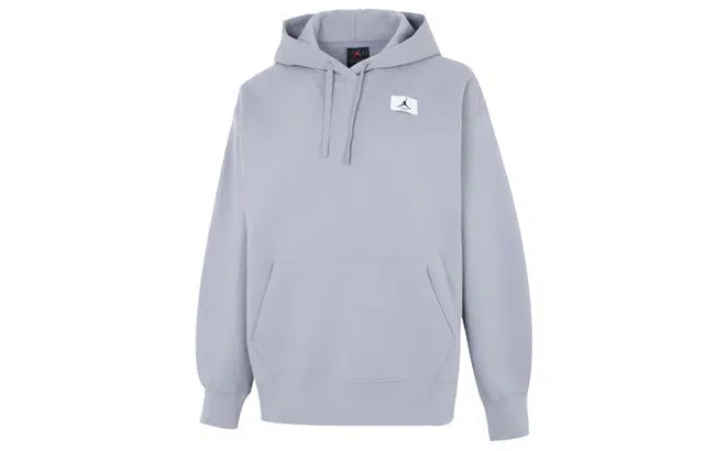 Jordan W J Flight Fleece Hoodie Grey