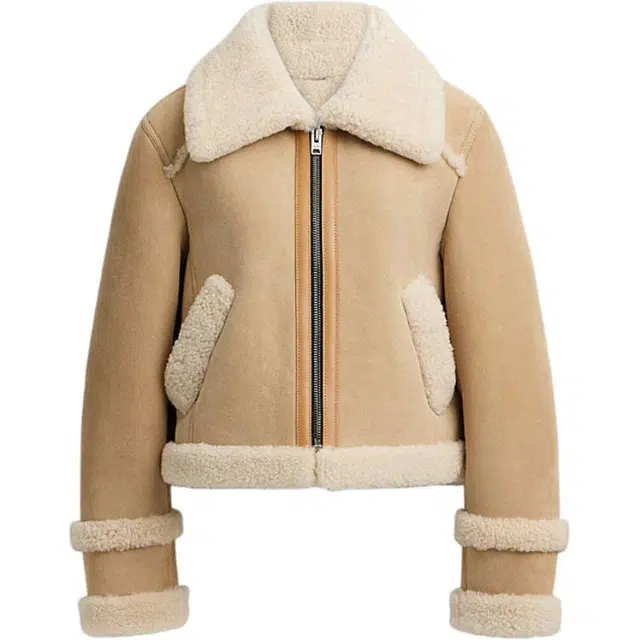 COACH SS24 Solid Zip Jacket Sand