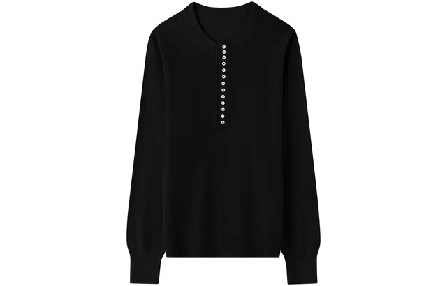 恒源祥 纯色圆领打底针织羊绒衫 女款