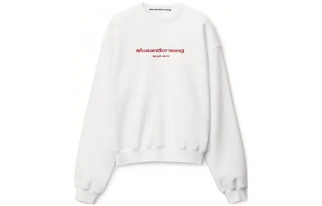 Alexander Wang SS22 White Sweatshirt