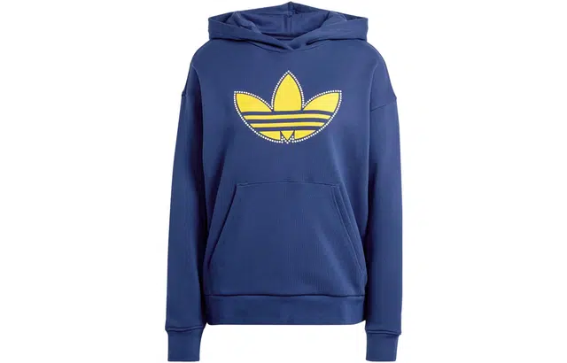adidas originals Pearl Trefoil Boyfriend Hoodie Logo
