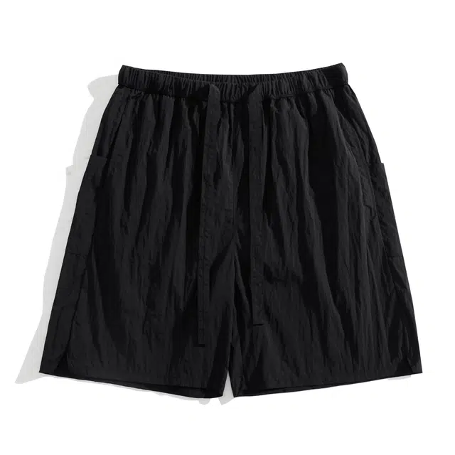 颂希尔 直筒薄款宽松百搭休闲短裤 男女同款