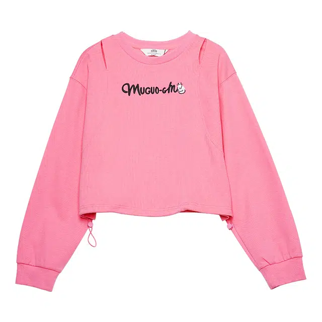 木果果木 秋季镂空漏肩女透气百搭时尚卫衣 女款