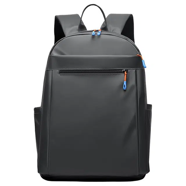 恒源祥 潮流韩版大学生运动旅行 尼龙布 双肩包 男款 黑色/灰色