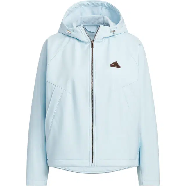 adidas FW24 Softshell Hooded Jacket Ice Crystal Blue