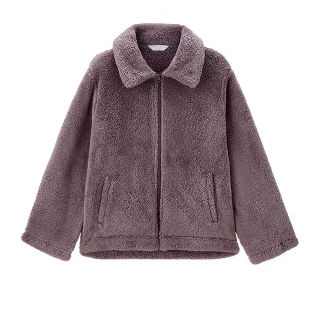 佐丹奴 翻领舒适休闲翻领厚款夹克 女款