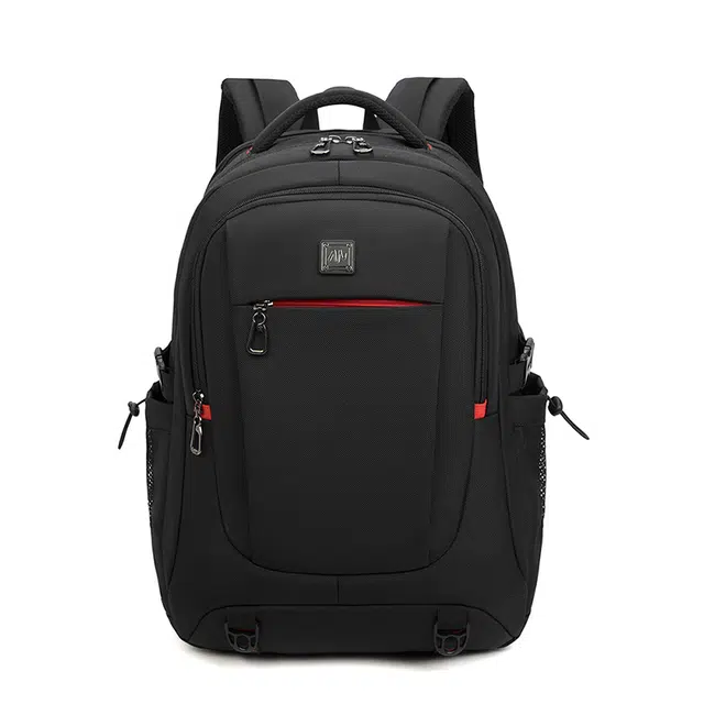 巴布豆 潮流时尚简约百搭超轻便旅行休闲上学 涤纶（聚酯纤维） 双肩包 常规 男女同款情侣款 纯黑色/迷彩