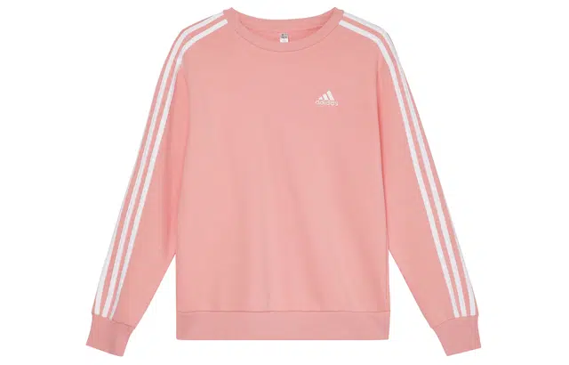 adidas FW24 Colorblock Crewneck Sweatshirt Pink
