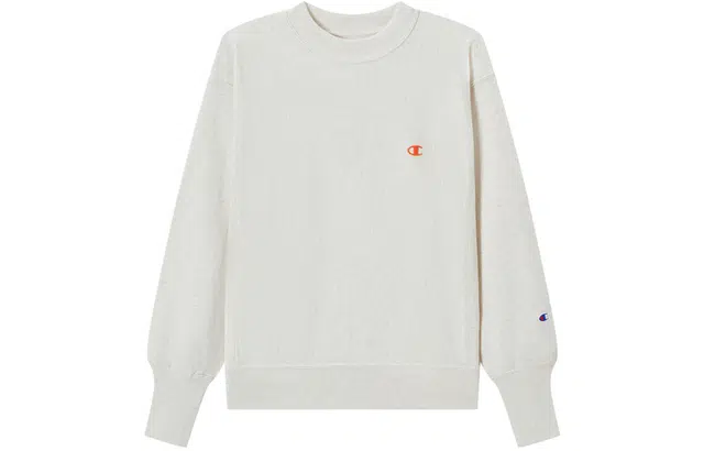 Champion FW23 Women'S Micro Stretch C-Logo Crewneck Sweatshirt