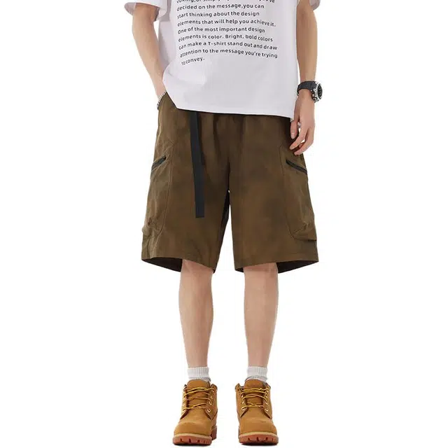 Zofeili Vintage Workwear Shorts