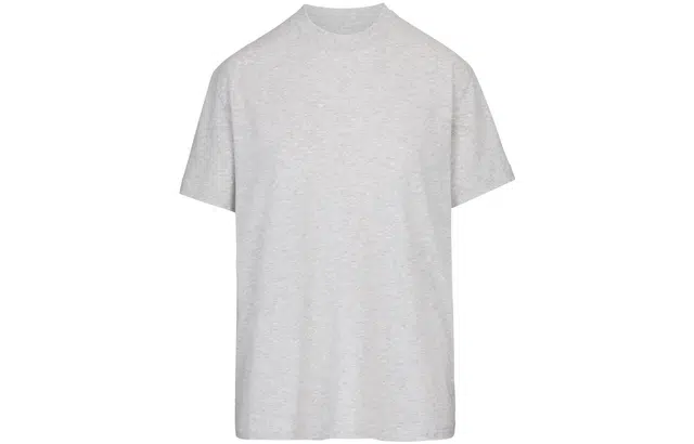 SKIMS BOYFRIEND T-SHIRT T LIGHT HEATHER GREY
