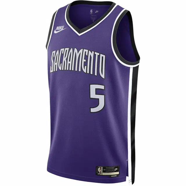 Nike x NBA Dri-FitSacramento Kings De'Aaron Fox Hardwood Classics logo
