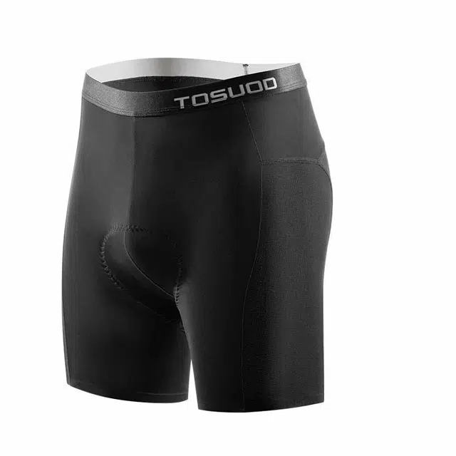 塔斯队长 吸湿排汗速干透气骑行裤 男款 黑色