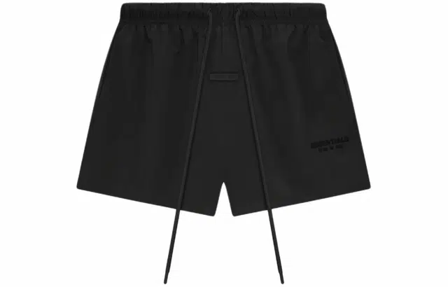 Fear of God Essentials Nylon Running Short Jet Black