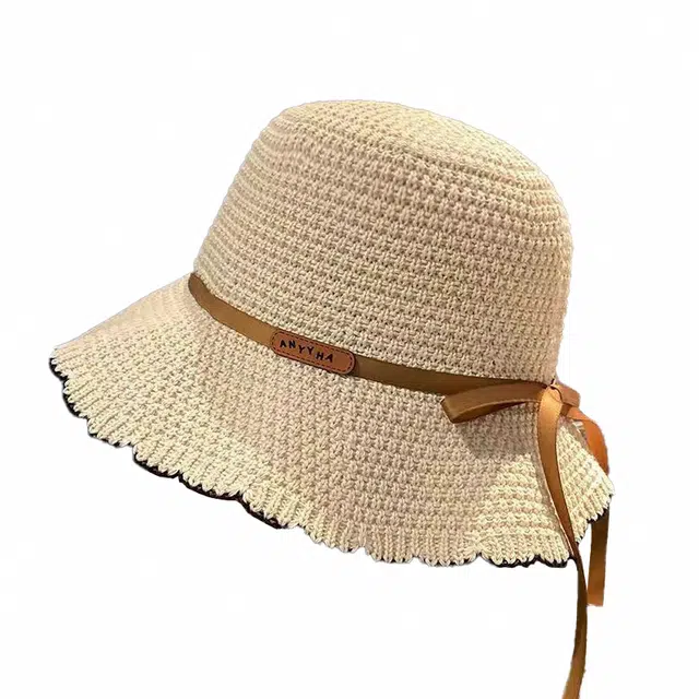 祎步康 时尚百搭日系复古防晒潮 棉 渔夫帽 女款