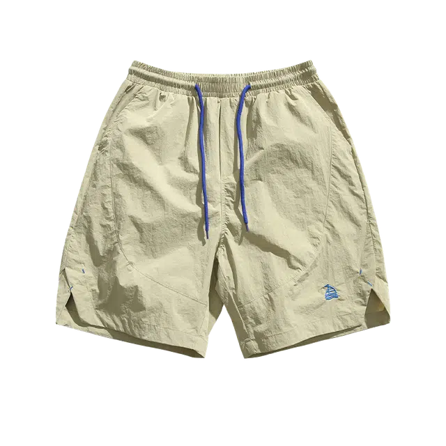 奇迹街区 日系纯色抽绳运动宽松百搭舒适轻便百搭五分休闲短裤 男女同款