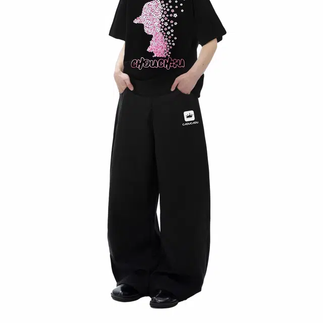 周同学 周杰伦 高街美式复古百搭休闲宽松阔腿垂感立体设计感拖地舒适透气西装裤 男女同款