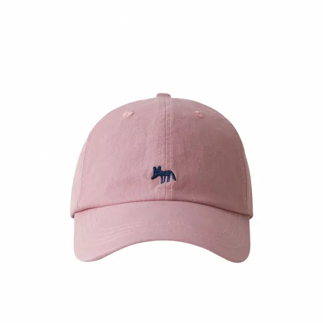 优莲茵 韩版刺绣小狐狸宽檐显脸小出游遮阳 棉 鸭舌帽 男女同款情侣款