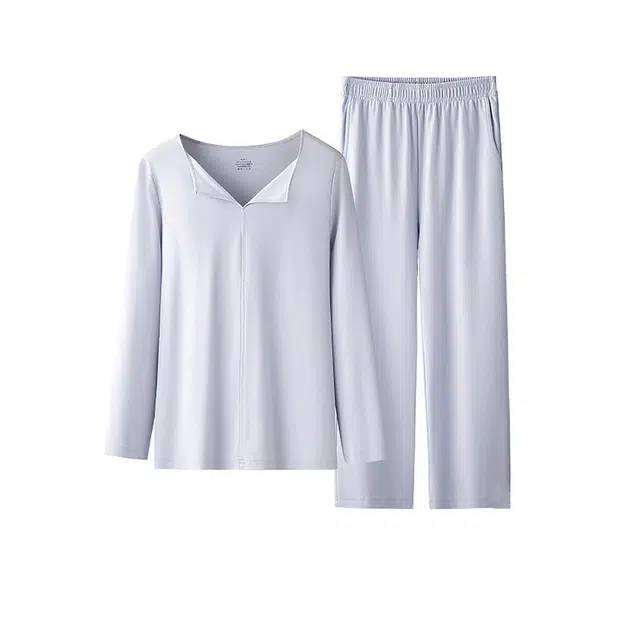 对你的私语 抗皱可外穿家居服简约睡衣套装 女款