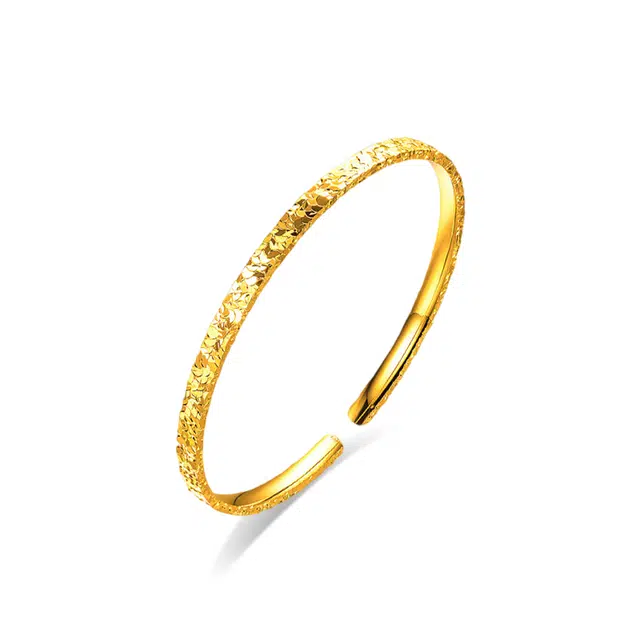 希遇 风铃细语 平安圆环报 国潮轻奢小众设计日常百搭 气质优雅 合金 手镯 男女同款情侣款