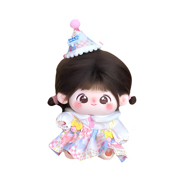 纯兔鼠 棉花娃娃衣服换装套装无属性公仔配饰连衣裙 安抚陪伴 玩偶周边