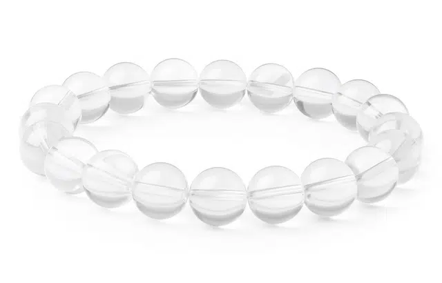 老庙 国风高级感 小清新纯净简约时尚通勤百搭#好运天然 白水晶 手串 女款