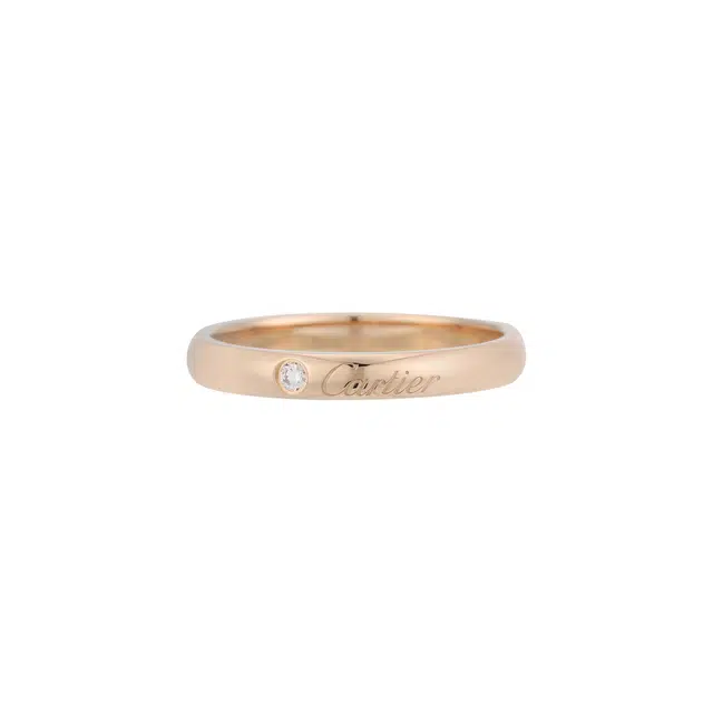 CARTIER C de Cartier logo 18K 3mm