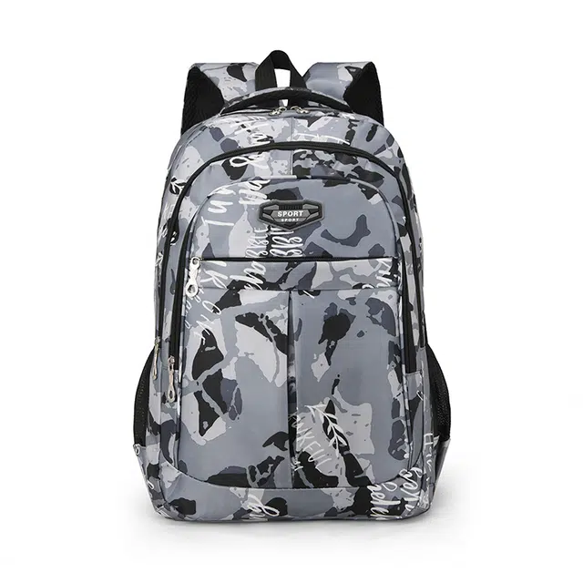 恒源祥 时尚迷彩印花轻便百搭 牛津布 双肩包 男女同款情侣款 多色