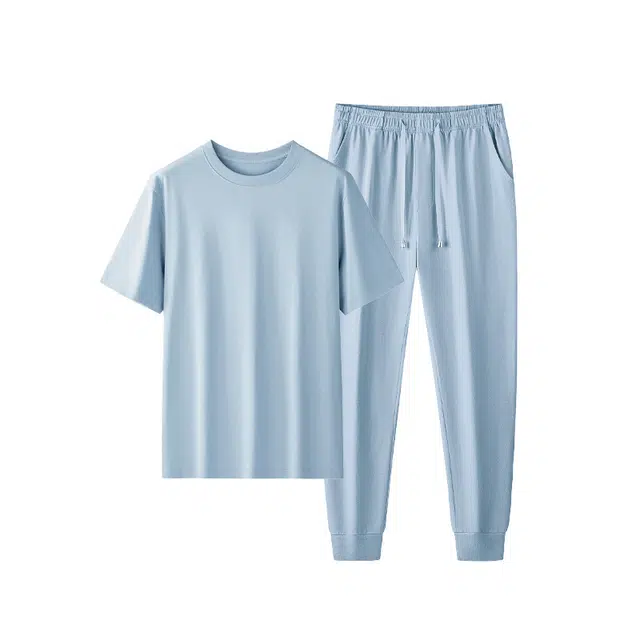 对你的私语 可外出运动休闲短袖家居服睡衣套装 男款