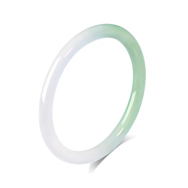 【普陀山官方已过香】 普陀山文创 半山半水复古典雅国风精致素雅青山黛气质圆古风#好运 玉髓 手镯 女款