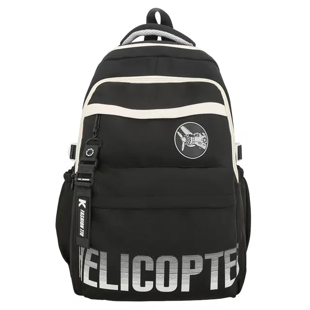 泰格奴 初高中大学生上课百搭设计简约个性通勤潮流时尚 尼龙 双肩包 常规 男女同款情侣款 多色