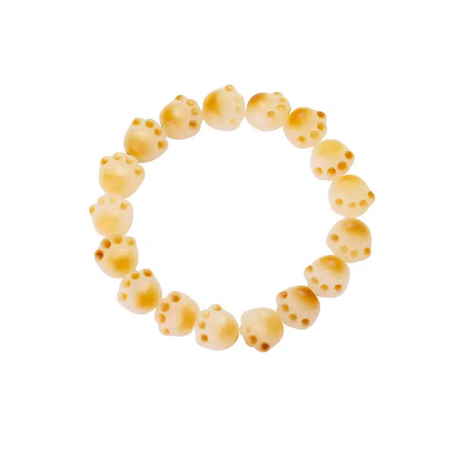 静范 吉祥如意 炭烧招财猫爪转运珠文玩 时来运转 招财进宝 八方来财 甜美小众设计 菩提根 手串 男女同款情侣款