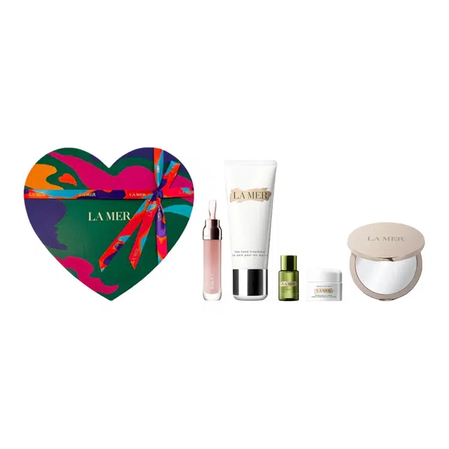 海蓝之谜 滋润丰盈唇釉护手霜彩妆套装 易上色保湿 五件套