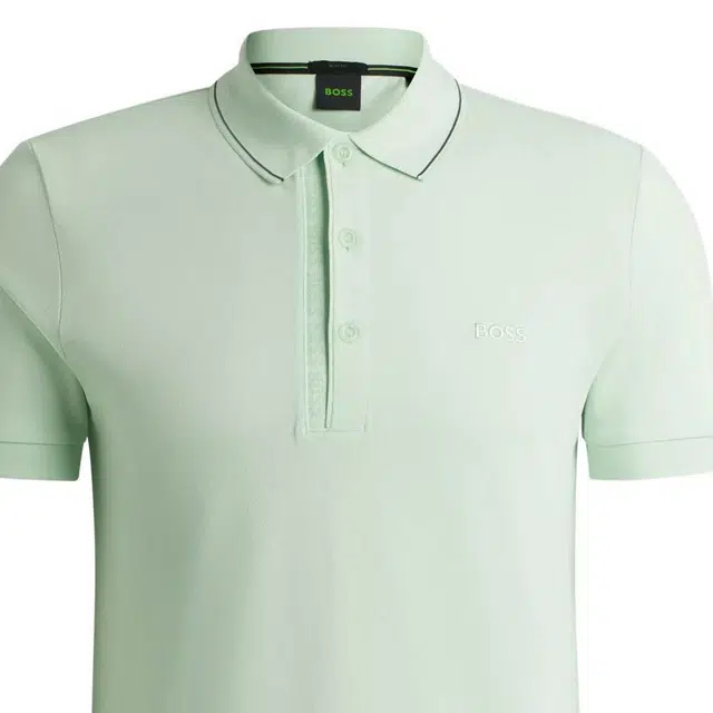 HUGO BOSS Cotton-Piqu Slim-Fit Polo Shirt With Tonal Logo Polo