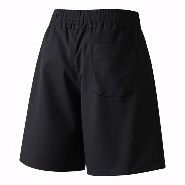 海底小纵队 美式高街复古风穿搭玫瑰手绘字母印花夏季薄款垂感系带中腰直筒宽松时尚百搭通勤运动吸汗纯色户外基础休闲短裤 男女同款