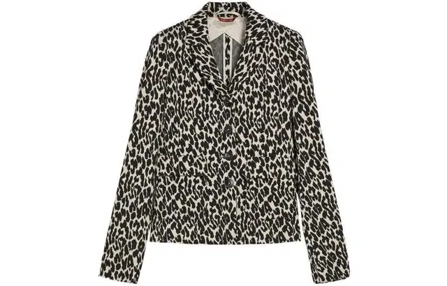 MaxMara Leopard Jacquard Jacket