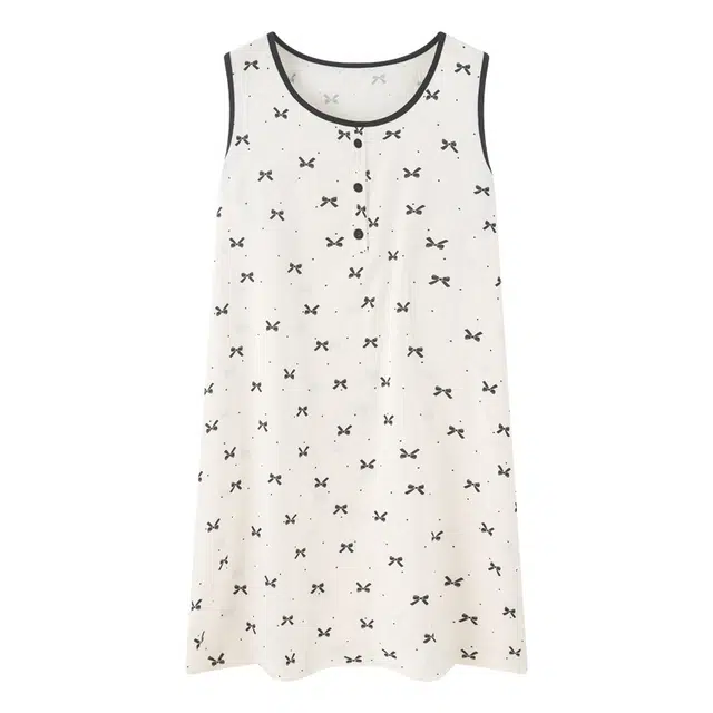 顶瓜瓜 休闲时尚家居服可外穿卡通无袖睡裙 女款 图片色