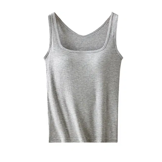 欧迪芬 亲肤柔软透气有垂感复古背心 女款